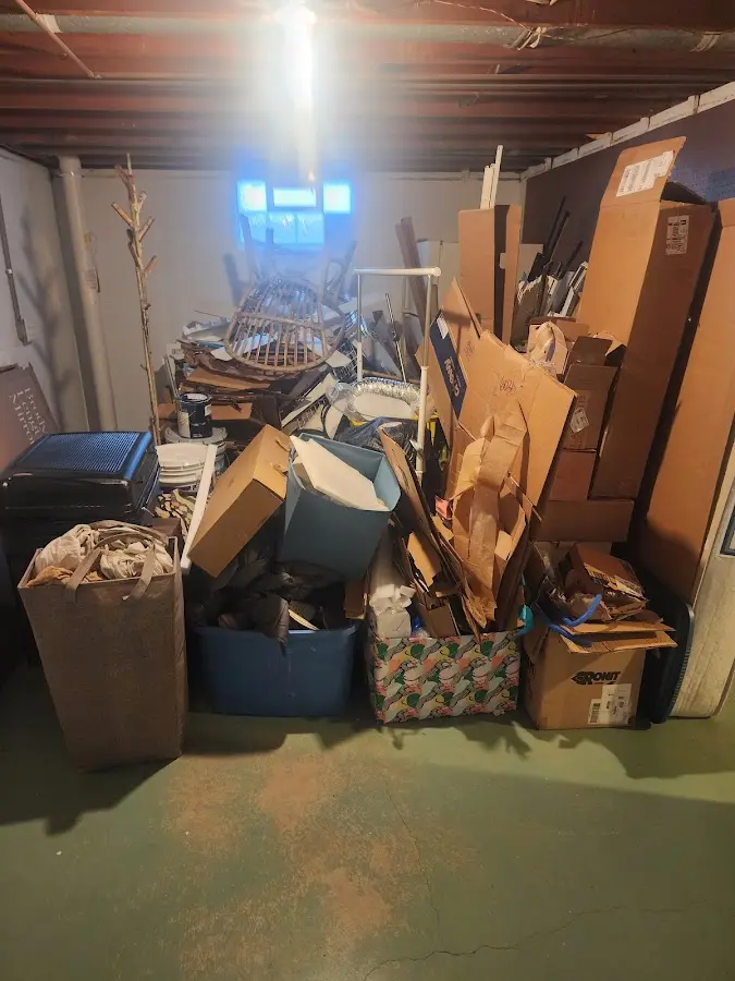 Roll-off dumpster container at job site for Yard Waste Dumpster Rental in Moss Bluff